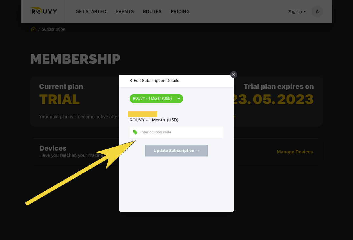 Gift Coupons and Discount codes ROUVY EN