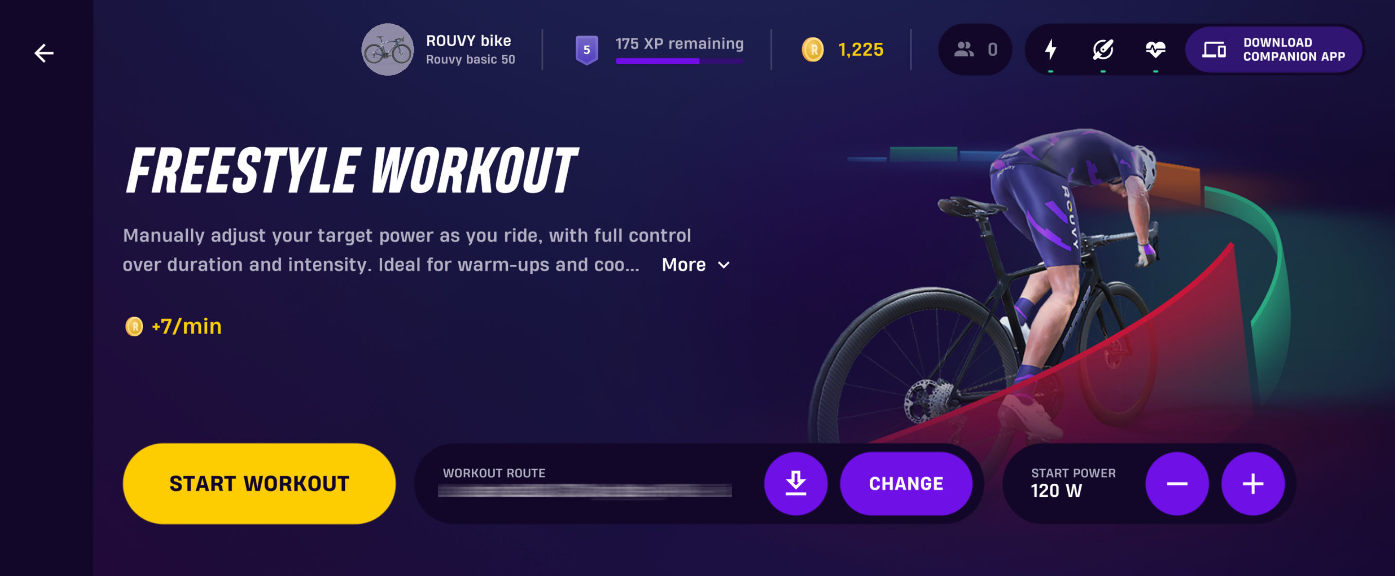 Workout rouvy sale